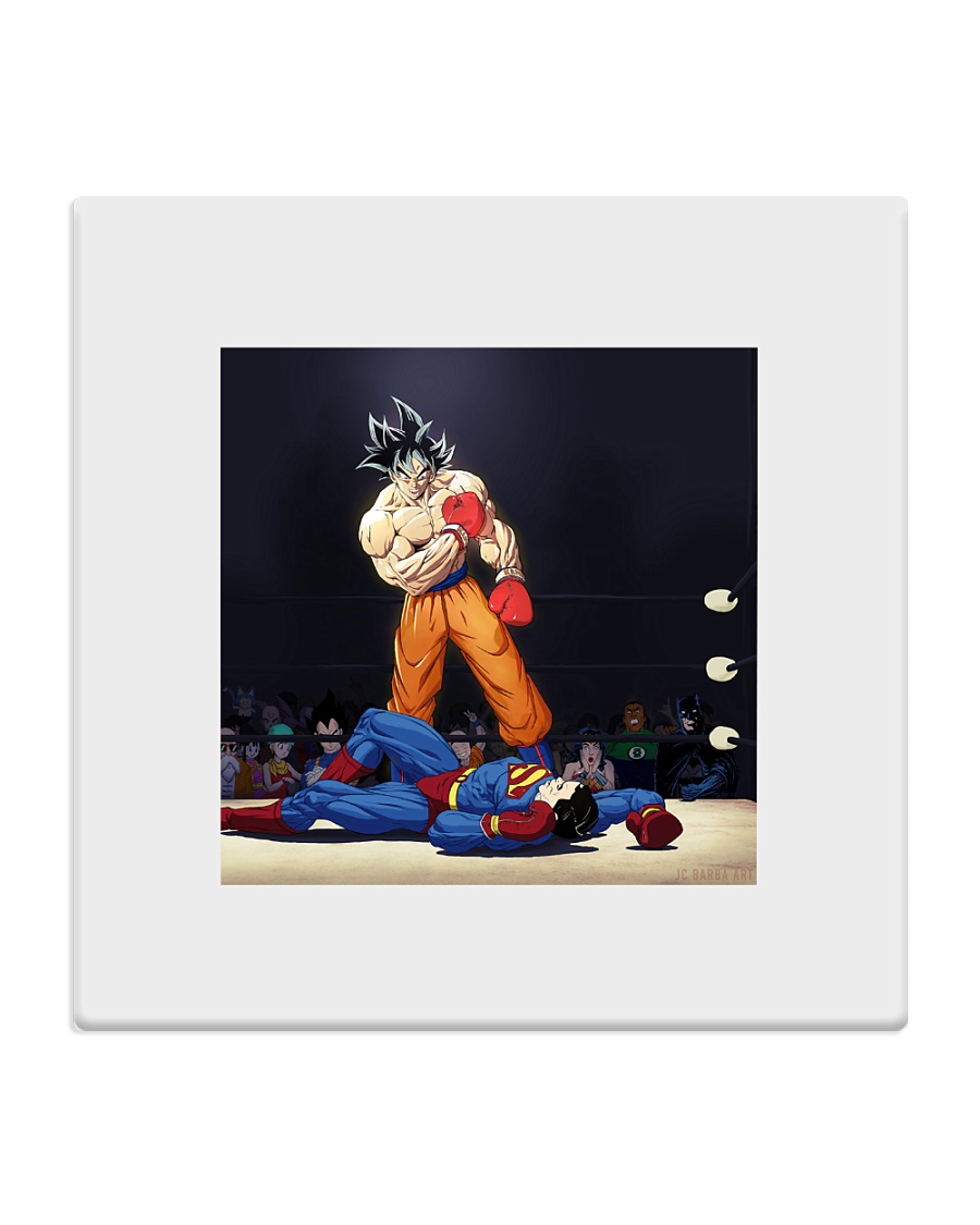 Broly's Gym Square Coaster