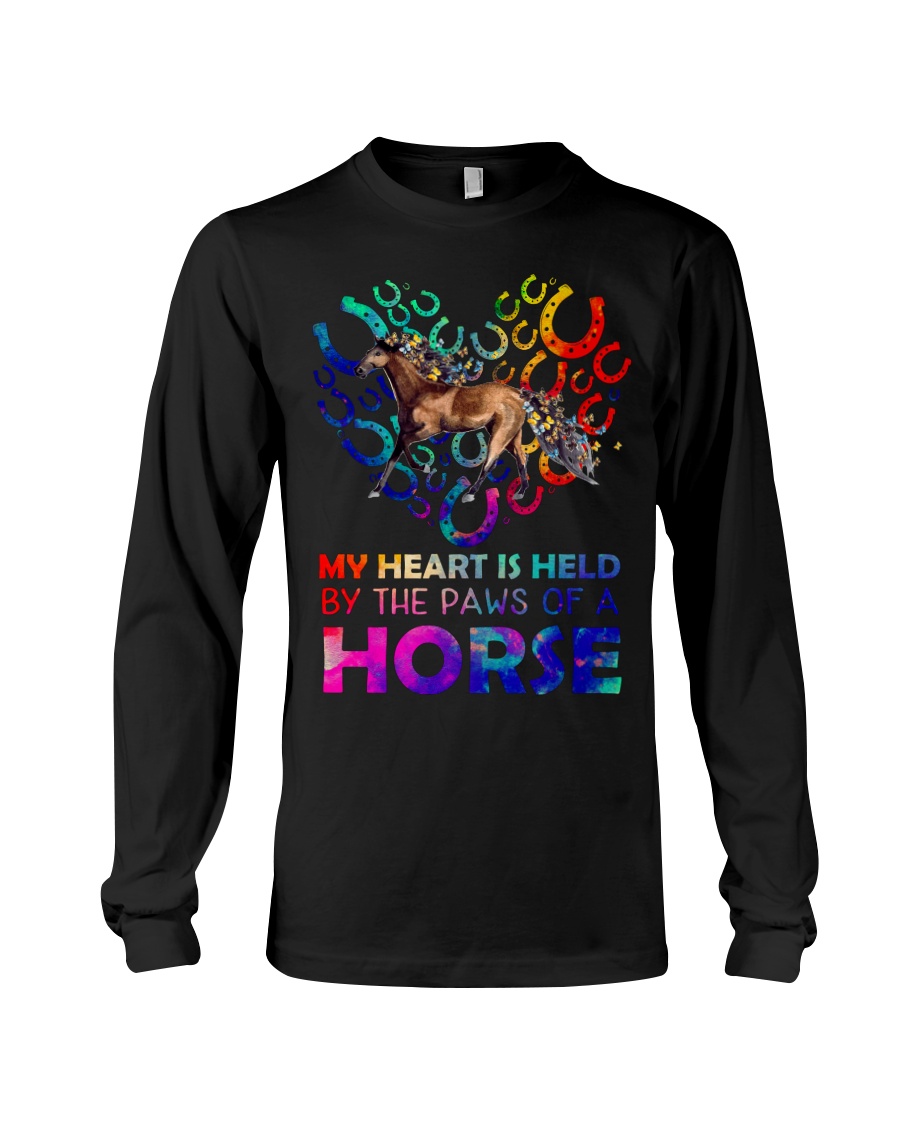 By The Paws Of A Horse Shirts Long Sleeve Tee