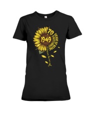 Sunflower 1949 70 Years Of Being Awesome T-shirt Premium Fit Ladies Tee thumbnail