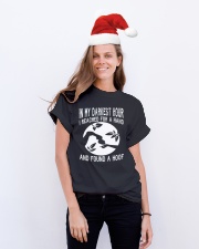 Found A Hoof Tshirts Classic T-Shirt lifestyle-holiday-crewneck-front-1