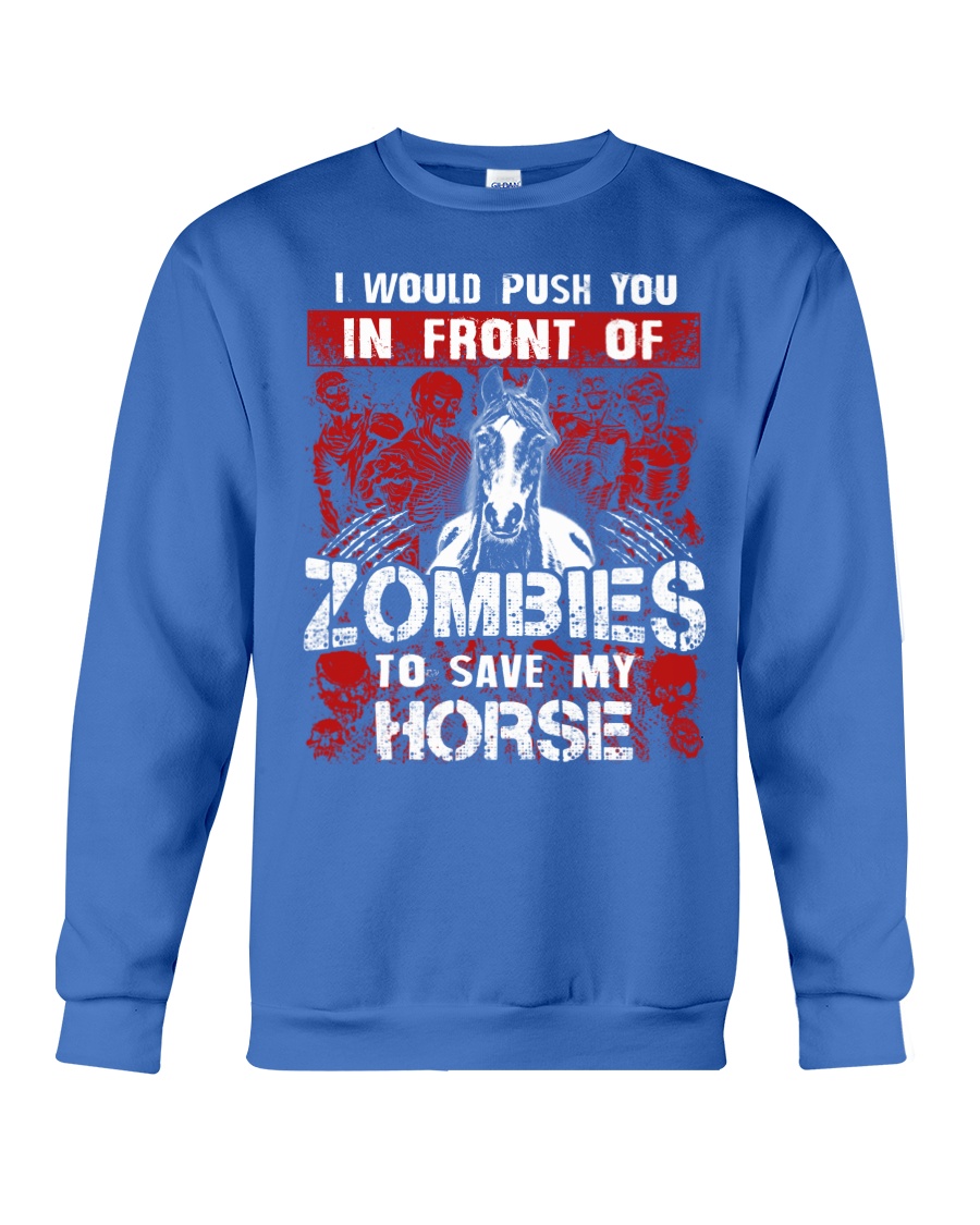 Horse Zombies Tshirts Crewneck Sweatshirt