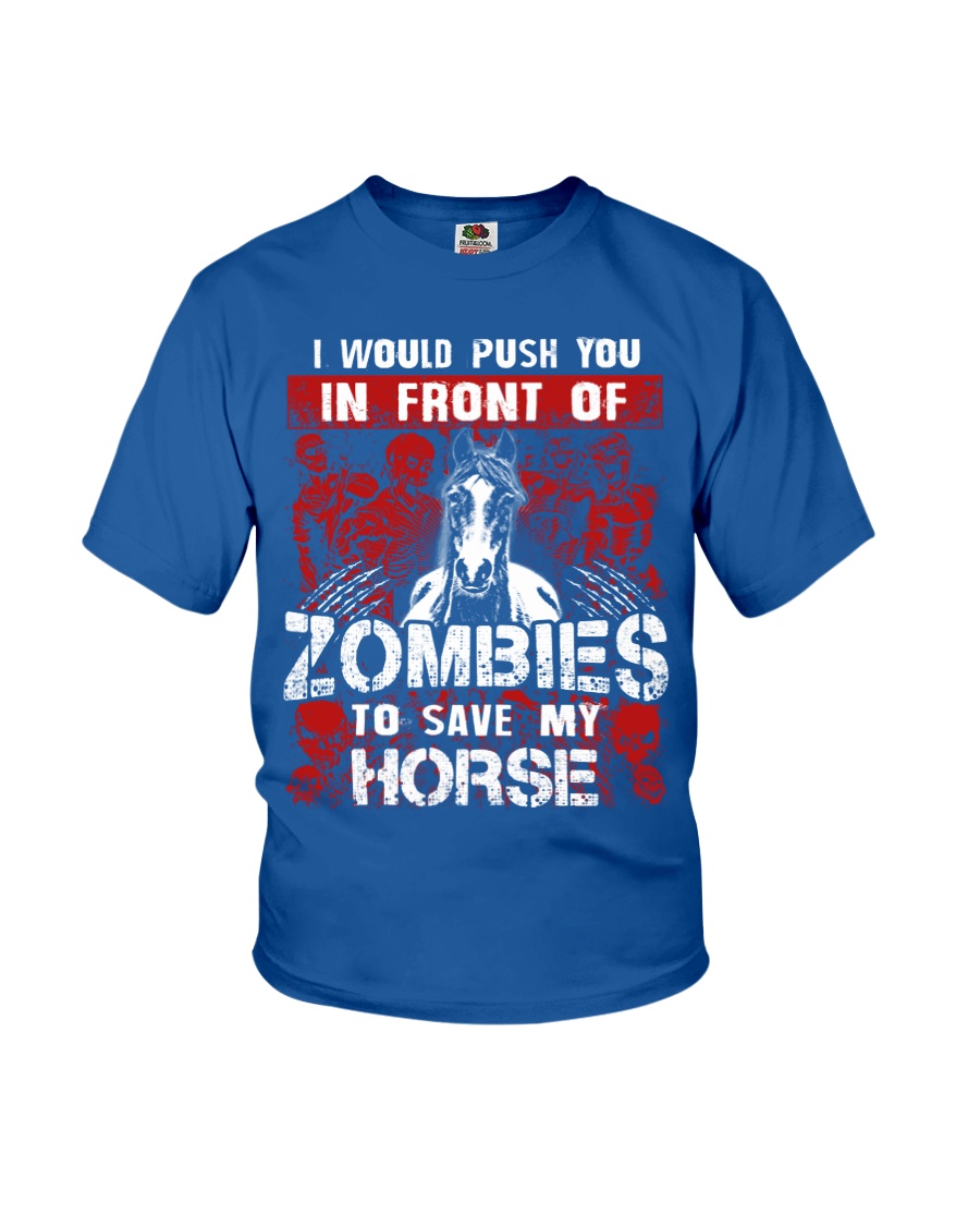 Horse Zombies Tshirts Youth T-Shirt