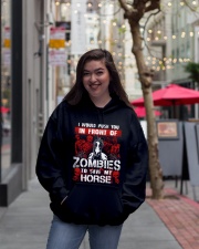 Horse Zombies Tshirts Hooded Sweatshirt lifestyle-unisex-hoodie-front-2