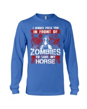 Horse Zombies Tshirts Long Sleeve Tee front