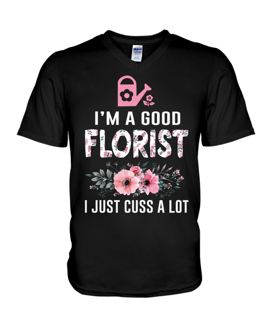 Amazing T-shirts for Florist V-Neck T-Shirt