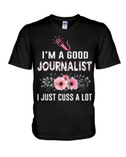 Amazing T-shirts for Journalist V-Neck T-Shirt thumbnail