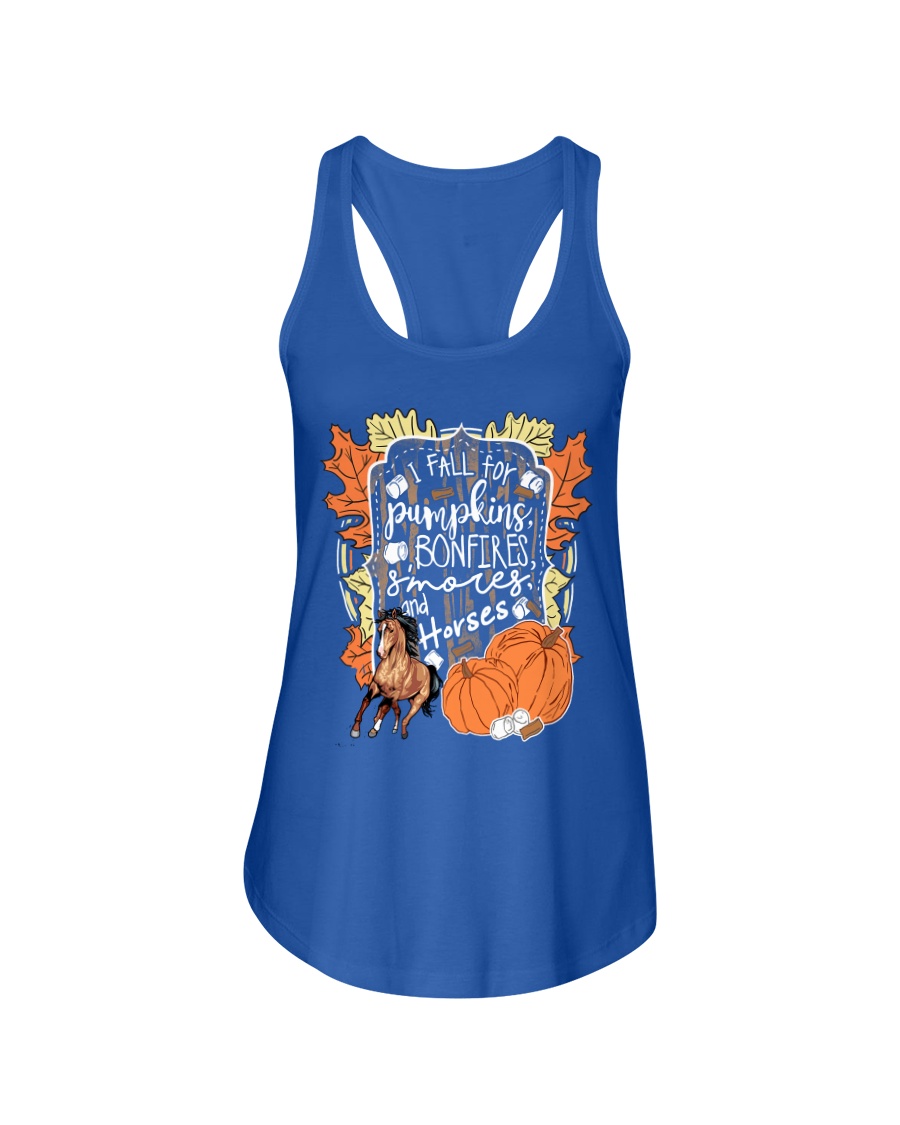 Horse T-Shirt For Halloween Gift Tee Shirt Ladies Flowy Tank