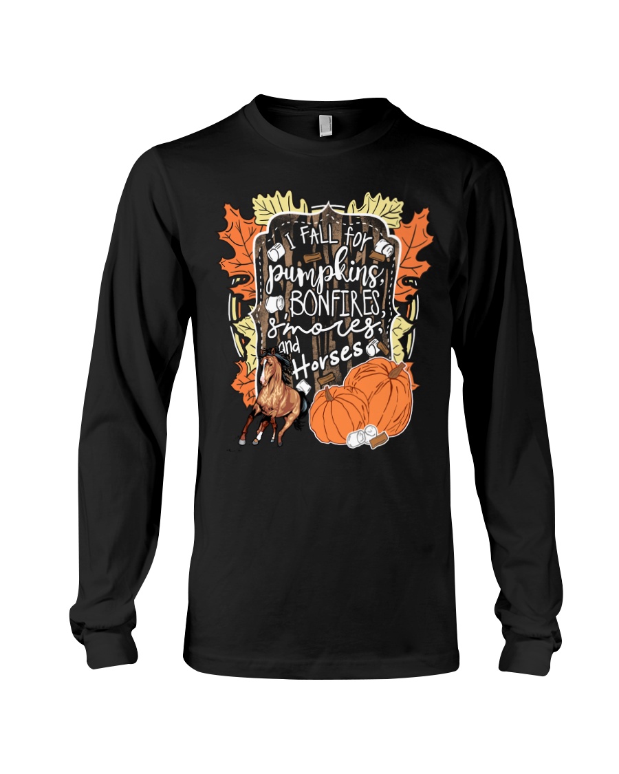 Horse T-Shirt For Halloween Gift Tee Shirt Long Sleeve Tee