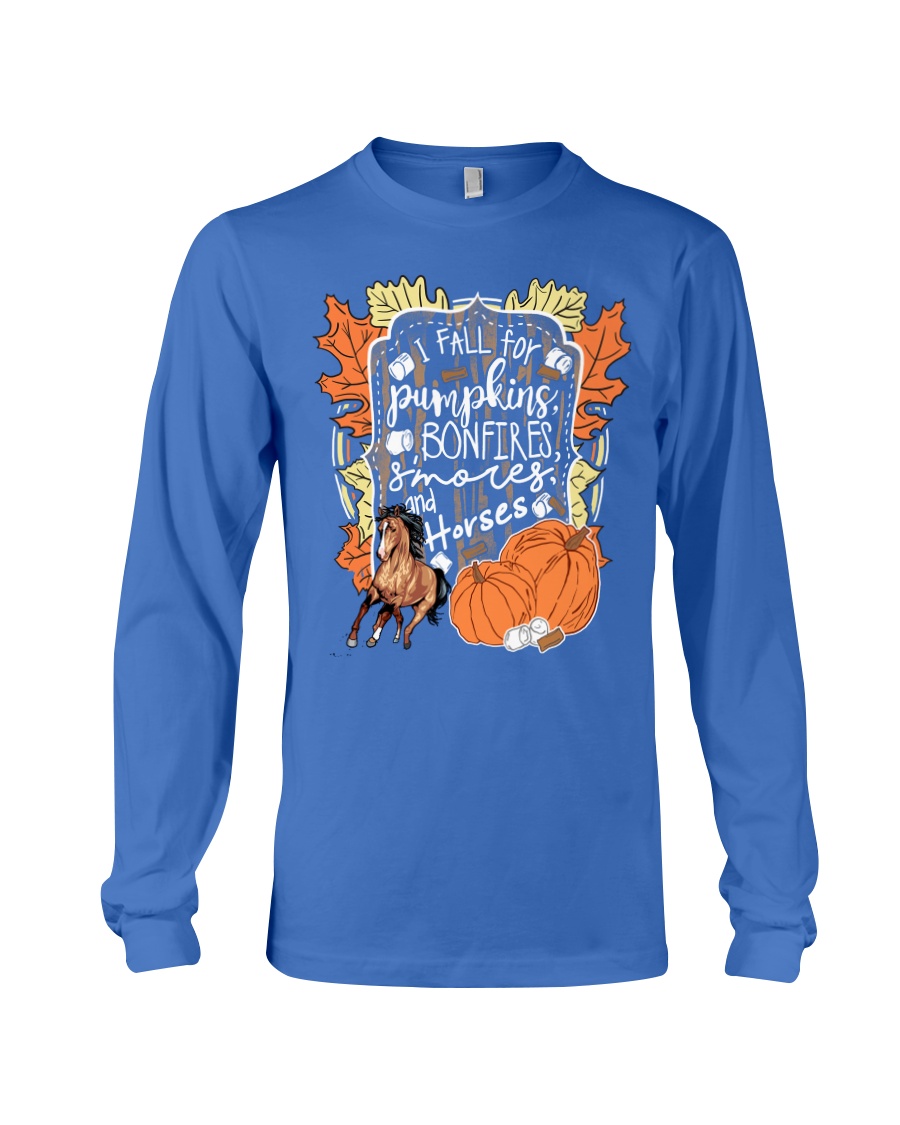 Horse T-Shirt For Halloween Gift Tee Shirt Long Sleeve Tee