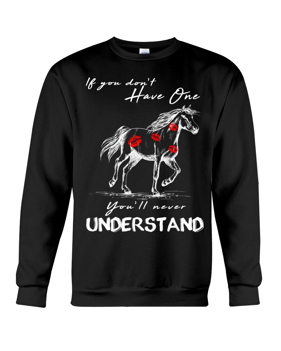 Horse T-Shirt Gift Tee Shirt Crewneck Sweatshirt