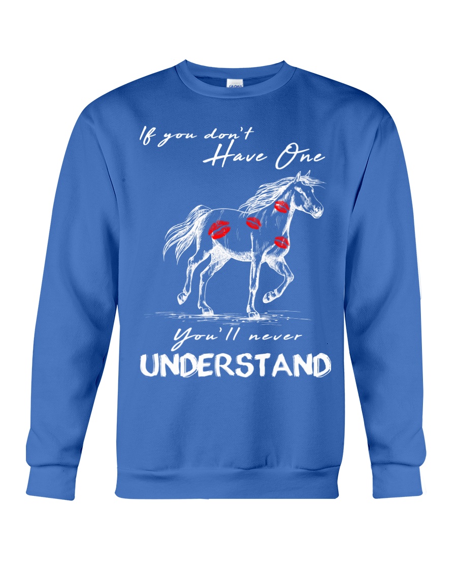 Horse T-Shirt Gift Tee Shirt Crewneck Sweatshirt