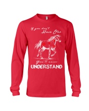 Horse T-Shirt Gift Tee Shirt Long Sleeve Tee front