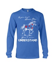 Horse T-Shirt Gift Tee Shirt Long Sleeve Tee front