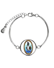 Blue Footed Booby Jewelry Metallic Circle Bracelet thumbnail