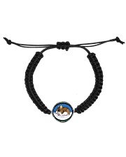 Woodland Mouse Jewelry Cord Circle Bracelet front