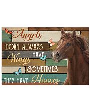 Horse Angels Don't Always Have Wings 24x16 Poster front