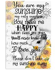 Unicorn You Are My Sunshine 16x24 Poster front