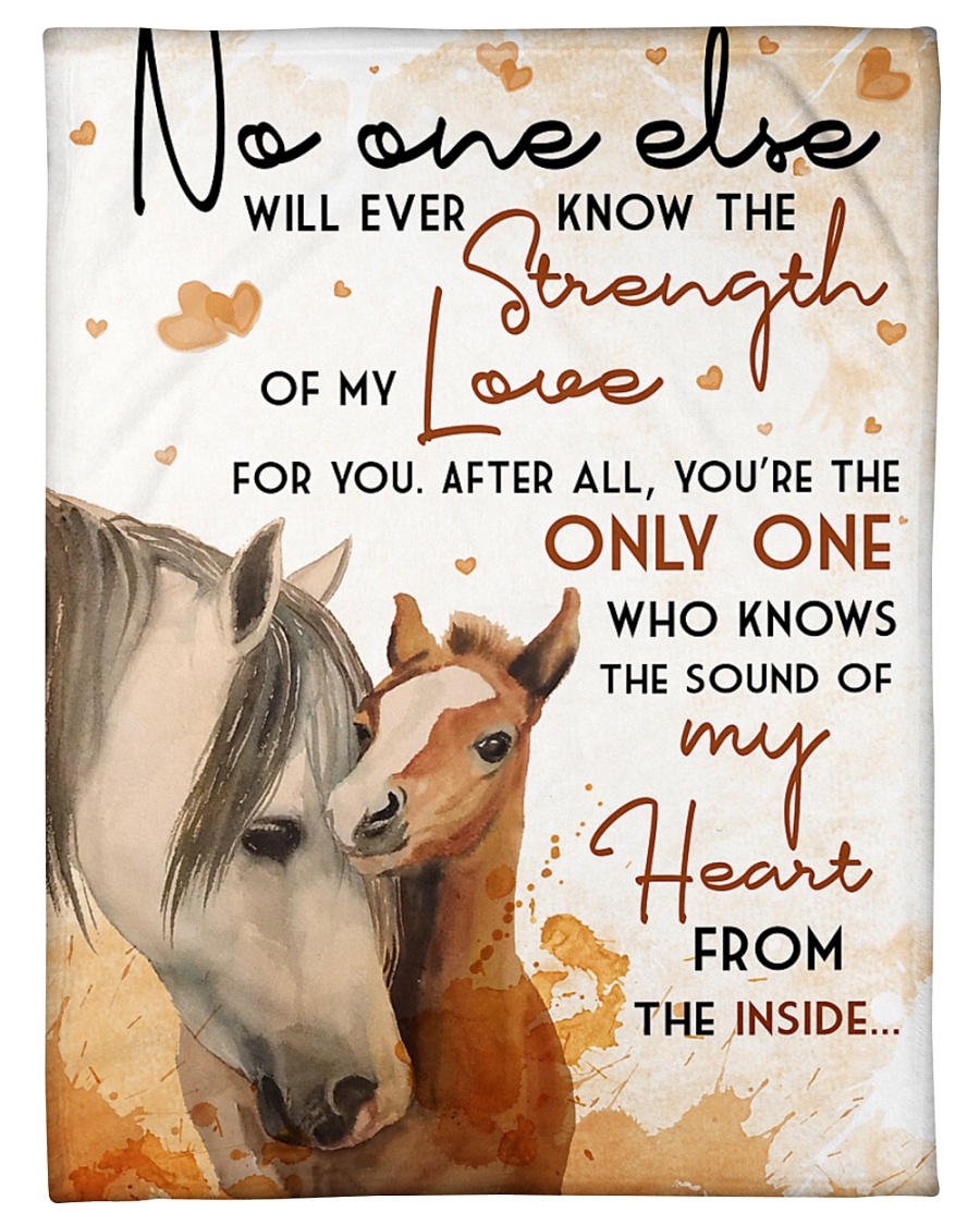 Baby Horse No One Else Nursery Blanket Small Fleece Blanket - 30" x 40"