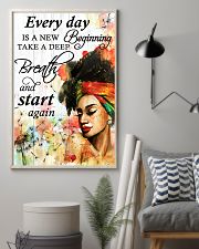 Afro Every Day Is A New Beginning 16x24 Poster lifestyle-poster-1