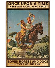 Horses and Dogs 16x24 Poster front