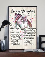 Unicorn To My Daughter Never Forget That 16x24 Poster lifestyle-poster-2