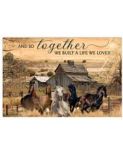 Horse And So Together 24x16 Poster front