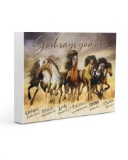 Horse God Says You Are 14x11 Gallery Wrapped Canvas Prints thumbnail