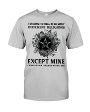 Witch I'm Going To Hell Classic T-Shirt tile