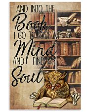 Owl And Into The Book I Go To Lose My Mind 11x17 Poster front