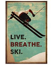 Live Breathe Ski 16x24 Poster front
