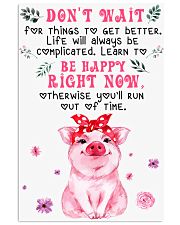 Pig Dont' Wait For Things To Get Better 16x24 Poster front