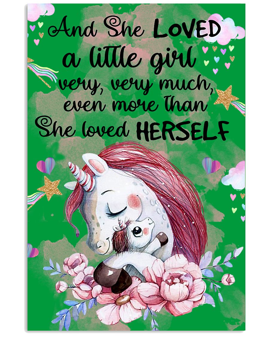 Baby Unicorn You are braver Nursery Poster 11x17 Poster