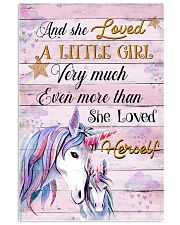 Unicorn And She Loved A Little Girl 16x24 Poster front