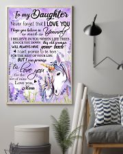 Unicorn To My Daughter Never 16x24 Poster lifestyle-poster-1