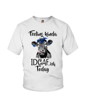 Cow Feeling Kinda IDGAF Youth T-Shirt tile