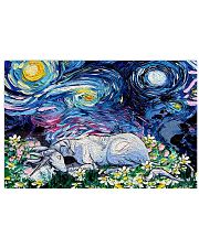 Unicorn Starry Night 24x16 Poster front