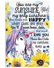 Baby Unicorn You are braver Nursery Poster 11x17 Poster front