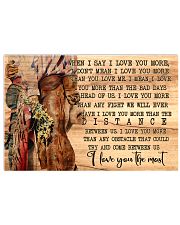 Country Living When I Say I Love You More 24x16 Poster front