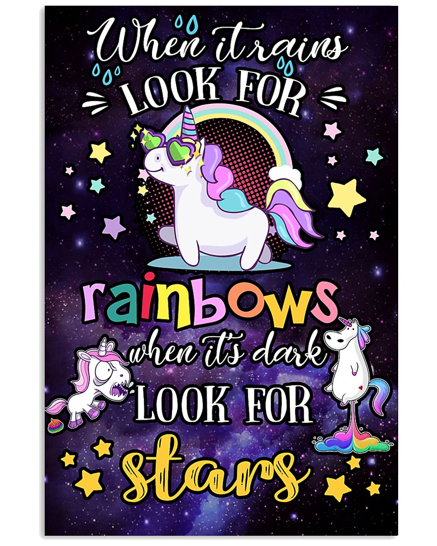 Baby When I Look For Rainbows When It's Dark 11x17 Poster