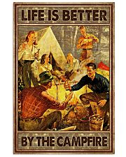 Life is better by the campfire 16x24 Poster front