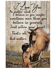 Horse All of me loves all off you Tee 11x17 Poster front