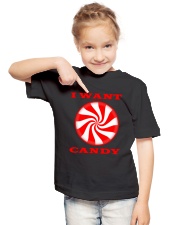 I Want Candy Youth Tee Onsie And Or Tote Bag Youth T-Shirt lifestyle-youth-tshirt-front-2