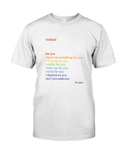 Quarantzine Poem Tee Premium Fit Mens Tee front