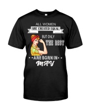BORN IN MAY Classic T-Shirt front