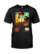 The IT Crowd NES game video game T shirt funny p Premium Fit Mens Tee thumbnail