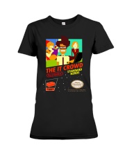 The IT Crowd NES game video game T shirt funny p Premium Fit Ladies Tee thumbnail