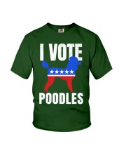 Hilarious Poodle Dog Election Campaign Sarcasm Fun Youth T-Shirt thumbnail