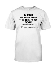 Don't waste your womanly vote Premium Fit Mens Tee thumbnail