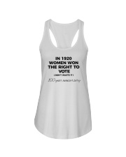 Don't waste your womanly vote Ladies Flowy Tank thumbnail