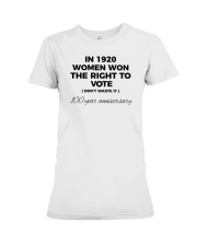 Don't waste your womanly vote Premium Fit Ladies Tee thumbnail